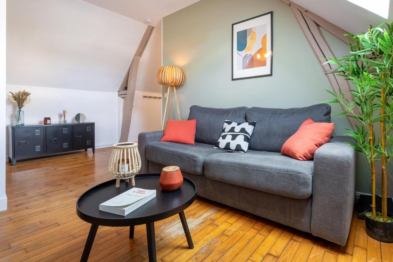 Le Cocon Forestier - Proche Aeroport Beauvais, Chantilly, Foret De Hez-Froidmont, Parking Public Gratuit, Wifi & Netflix Clermont  Luaran gambar